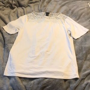 Ann Taylor Lace Top Large